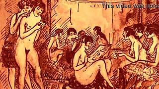 vintage erotic cartoons and drawings collection 😍