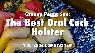 Granny Peggy Sue Deepthroats As Ultimate Cock Holster