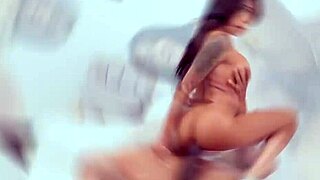 oh man my heart races watching this big tits latina take strong dap anal creampie from monster bbc