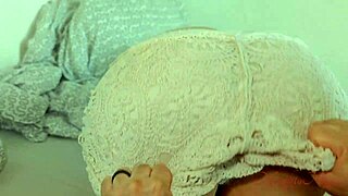 Oops took condom off now creampie pounding best friend's fat ass!