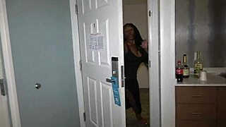 Deep Inside Alycia Starr's Thick Ebony Ass Cheeks Worship