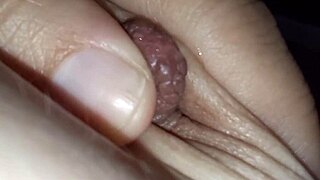 i squeeze her big natural tits till warm milk sprays from brunette nipples