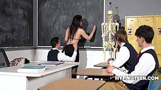 italian teacher gets gangbanged by students in classroom freeuse