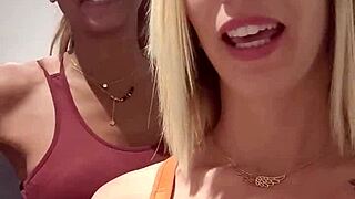 Lesbian Friends Fuck Sport Coach Hard