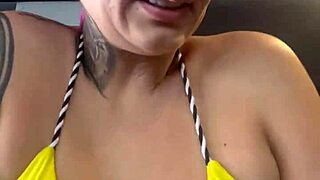 Sweaty Wet Pussy at Copacabana Gym Workout!