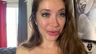 Rome Major face fucks Bianca Burke before facial cumshot
