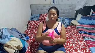 stepsis comes home from gym ends up bent over taking hard fuck from stepbro creampie inside tight pussy