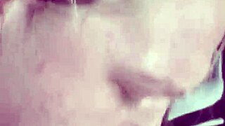 step sister gives sloppy deepthroat face fuck on big black cock
