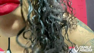 Skinny ebony shakes ass on command waits for your go-ahead to cum inside