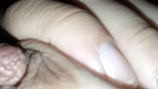 i squeeze her big natural tits till warm milk sprays from brunette nipples