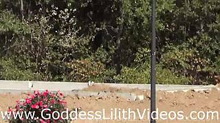 Goddess Lilith Explores Her Dirty Feet Fun