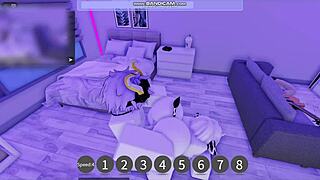 FILLS HER WITH MILK IN ROBLOX GAME!