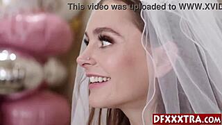 sexy bride aften opal fucks hubby's black friends wedding gift 😈💍