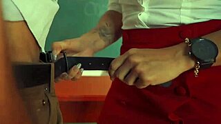 sexy teacher um i mean i'm punishin' my bad student with huge clit pussy domination fuck!