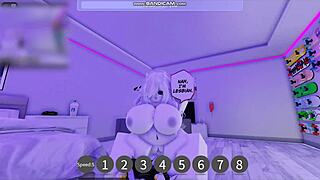 FILLS HER WITH MILK IN ROBLOX GAME!