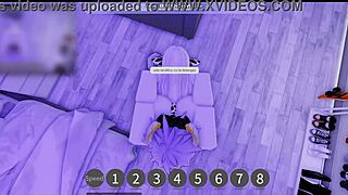 FILLS HER WITH MILK IN ROBLOX GAME!