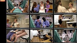 angel ramirez moans as nurse fingers her ass in latex hospital humiliation