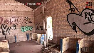 brazilian guy finds abandoned building fucks dreadlocks babe outdoors complete