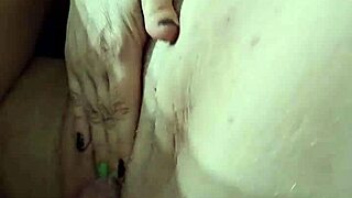 chubby girl's tight pussy stretched by fat cock deep inside