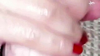 Ever wonder how stepmom's super puffy pussy looks with sensual red lipstick?