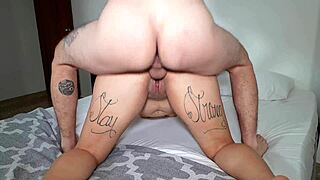 latina milf steps out shower bent over for stepson big cock pounding theyoungnico