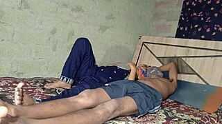 Desi girlfriend calls me to her room for intense homemade fucking session.