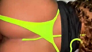 bikini-clad brazilian wife submits to husband's friend pov pounding