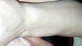 Ever wonder how stepmom's super puffy pussy looks with sensual red lipstick?