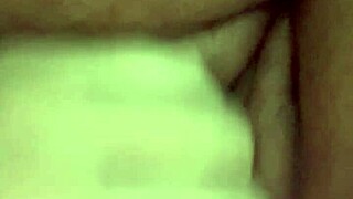 blonde bbw wife masturbates her fat pussy solo with monster cock toy