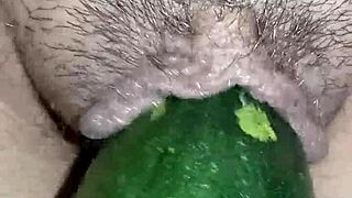 Ever seen a curvy Spanish milf squirt her big pussy outdoors?