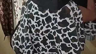 Indian Deshi Bhabhi Rides Lover Cock in Lingerie Cowgirl Doggystyle Ass Tits Closeup!