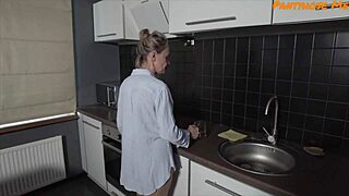 mature stepmommy fucked thru panties by son's best friend