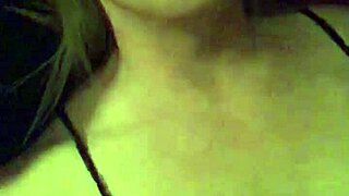 Beautiful shemale Stephanie Clover strokes her hard cock!