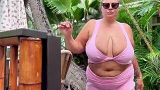 BBW milf vacation teasers