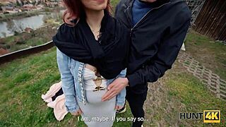 pregnant brunette faces old cuckold's hardcore pov pounding in stockings