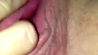 cum drips over big pregnant belly