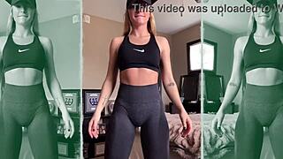 college babe madisyn huntt twerks bikini cameltoe with nipslip downblouse