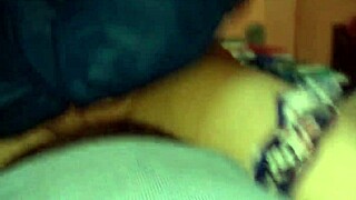 Indian babe's fat ass bounces wildly on stepbro's thick dick