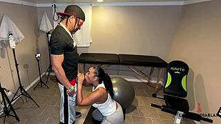 labelladx's workout interrupted as og jim bones slides in bareback