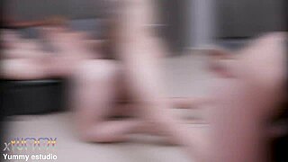 Madison Stil Mina K Double Anal Fucked by Huge Studs