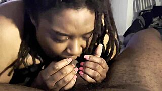 submissive bbw slut deepthroats and gulps every drop slow.