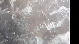 wanna see this bbw granny squirt after hot bath??