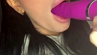 British exchange student teen squirts solo masturbation orgasm toys webcam pov