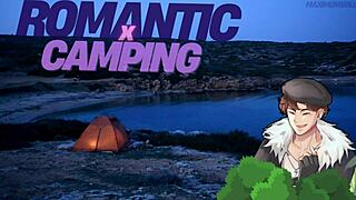 camping with that british friend of a friend turns into clothes-ripping outdoor fuckfest