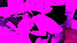 after a tough day he licks her wet pussy then flips to missionary pounding her tight teen hole till both cum hard