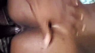 short curvy ebony babe with big ass tits moans in tight pussy doggystyle spanking