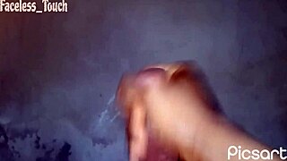 Watch me stroke this oiled monster cock solo with my skinny legs spread