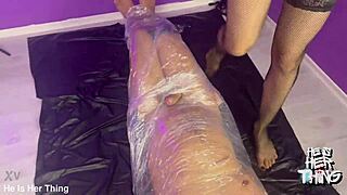 Crave Mummified Beating Then Goddess Feeds Chocolate Ass Milk?