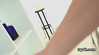 Fervid Teen Sucks Cock Deep in POV Spreading Kitty