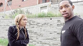 horny chick prowls streets begging for huge cocks part 2